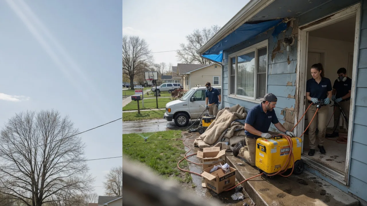 Basement Flood Cleanup in Yorkville, OH near me